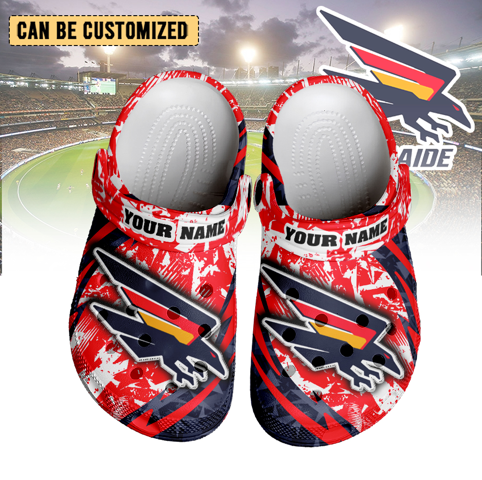 Auspiritmerch Adelaide Crows Crocs Crocband Clogs Shoes Comfortable For Men Women and Kids
