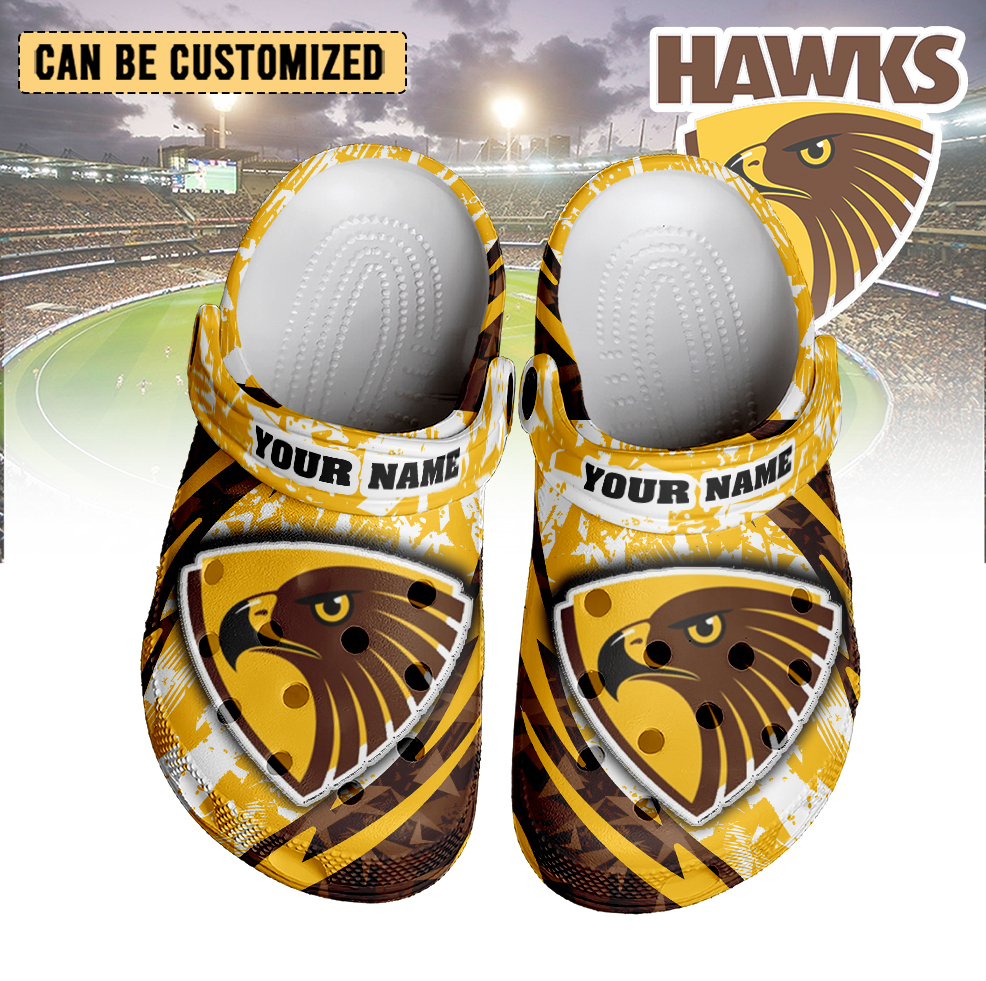 Auspiritmerch Hawthorn Hawks Crocs Crocband Clogs Shoes Comfortable For Men Women and Kids