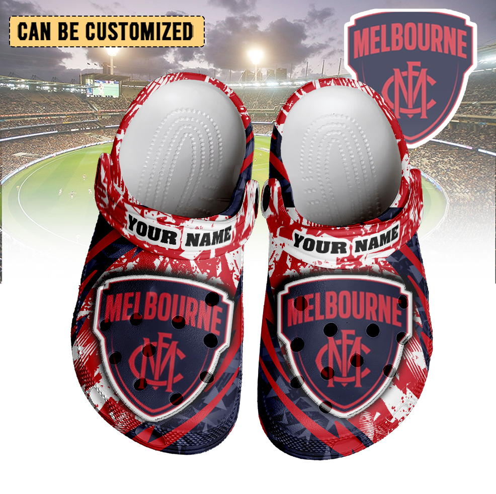 Auspiritmerch Melbourne Demons Crocs Crocband Clogs Shoes Comfortable For Men Women and Kids