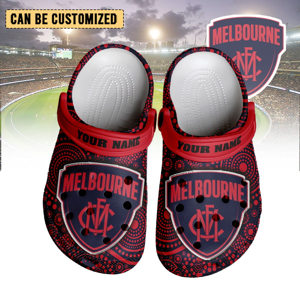 Auspiritmerch Melbourne Demons Crocs Crocband Clogs Shoes Comfortable For Men Women and Kids