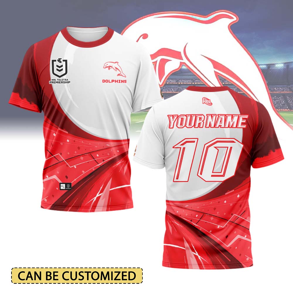 Auspiritmerch Dolphins Personalized T Shirt Gift For Fans