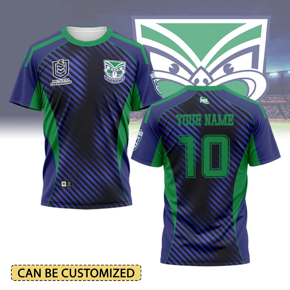 Auspiritmerch New Zealand Warriors Personalized T Shirt Gift For Fans