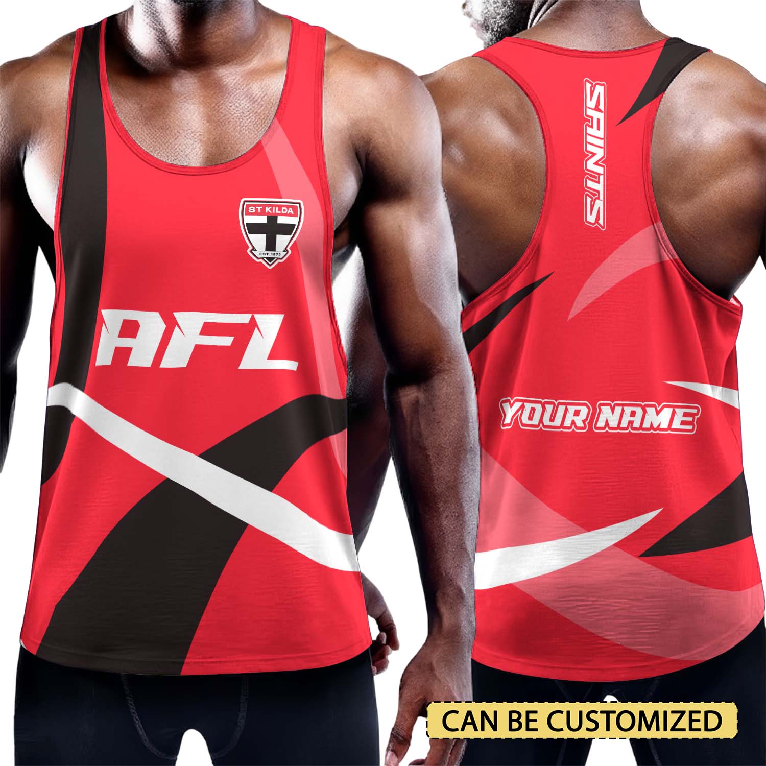 Auspiritmerch St Kilda Saints Personalized Unisex Tank Top Gift For Fans