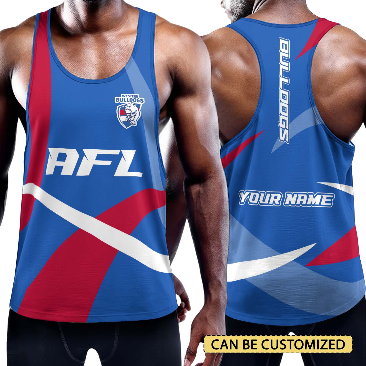 Auspiritmerch Western Bulldogs Personalized Unisex Tank Top Gift For Fans