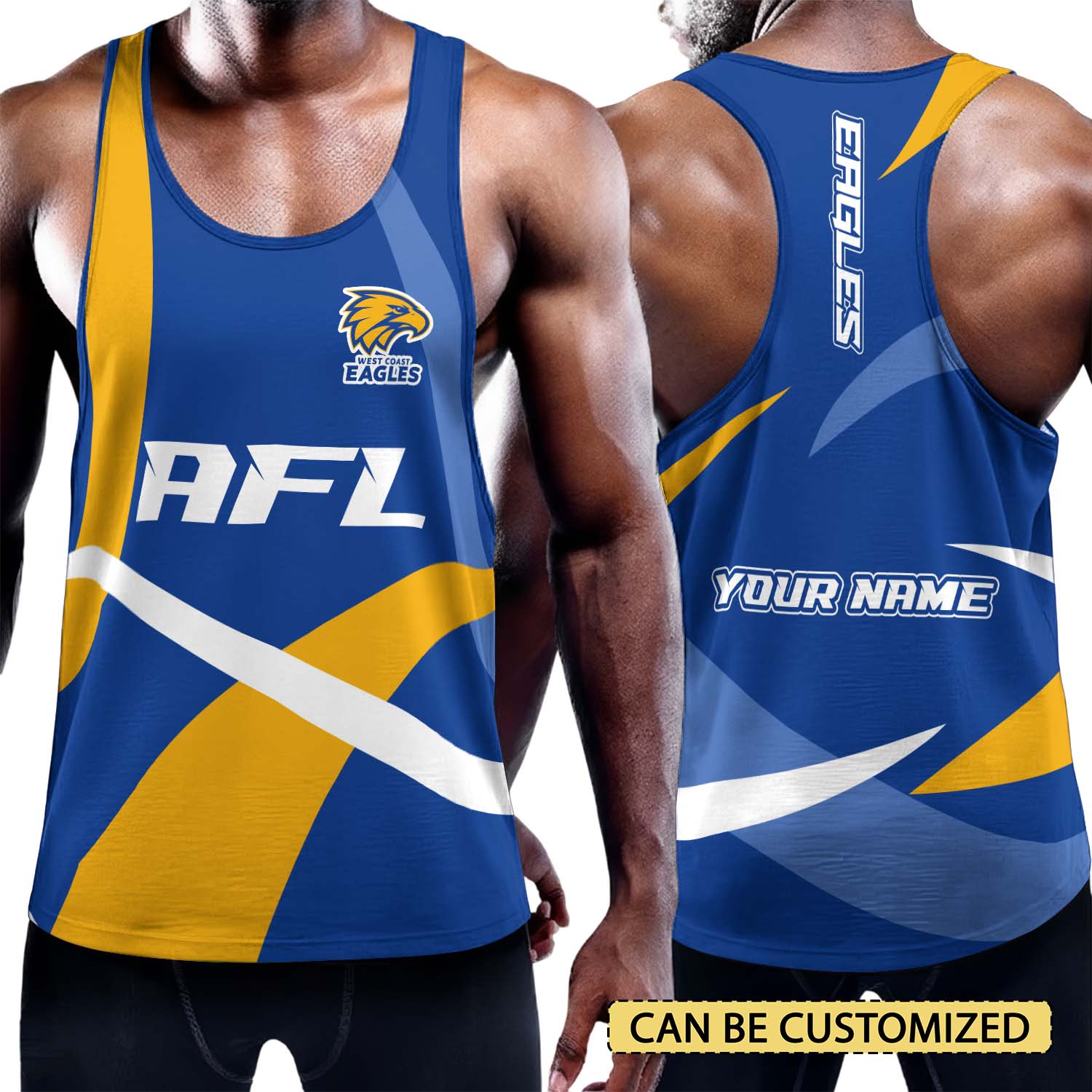 Auspiritmerch West Coast Eagles Personalized Unisex Tank Top Gift For Fans