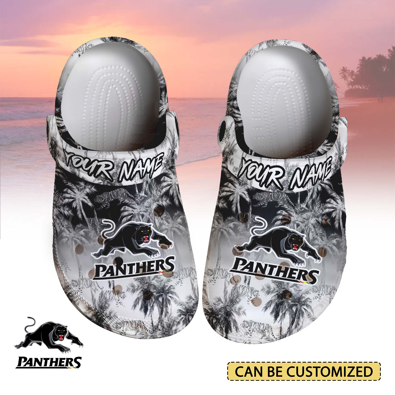 Auspiritmerch Penrith Panthers Crocs Crocband Clogs Shoes Comfortable For Men Women and Kids