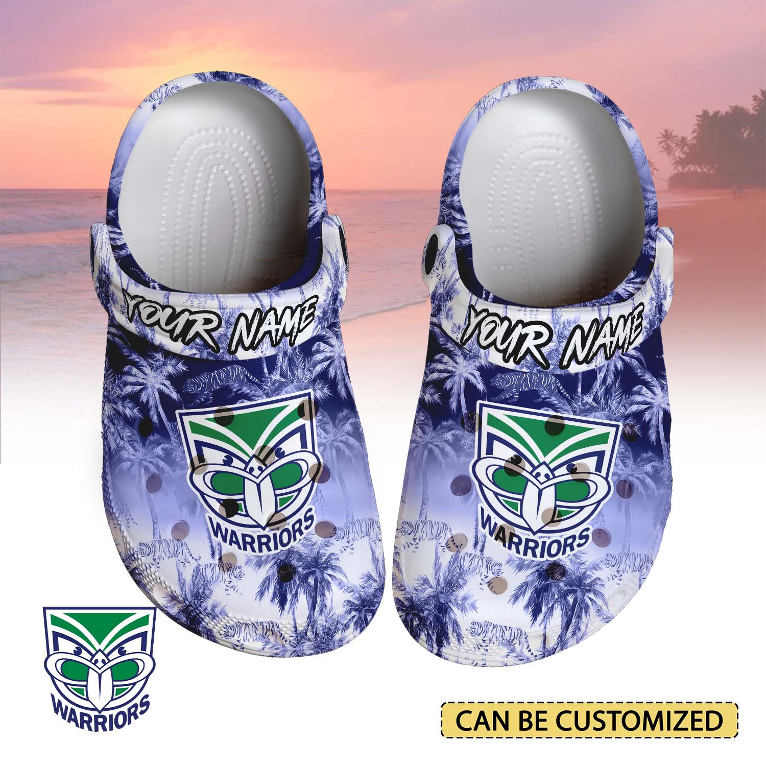 Auspiritmerch New Zealand Warriors Crocs Crocband Clogs Shoes Comfortable For Men Women and Kids