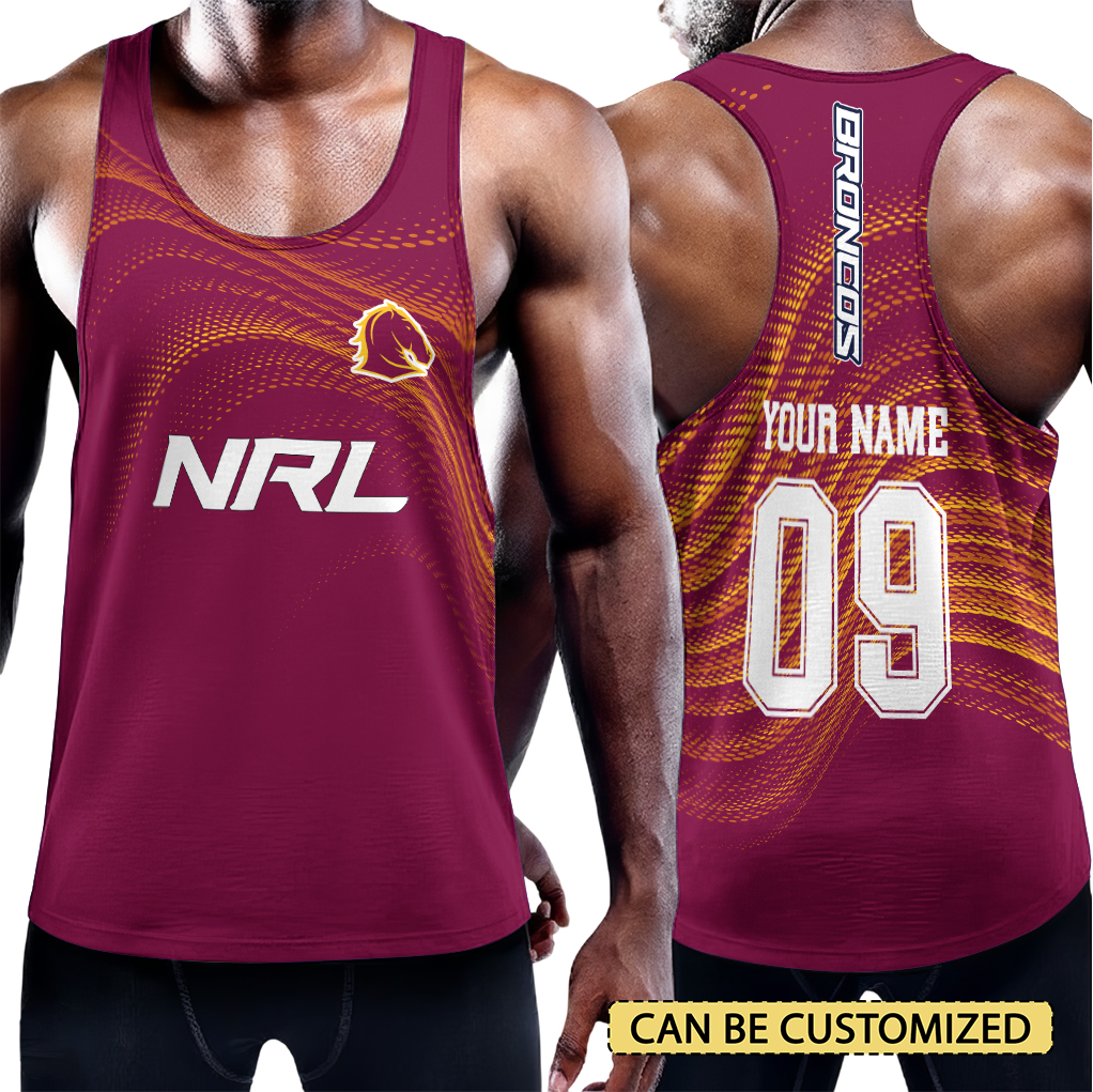 Auspiritmerch Brisbane Broncos Personalized Unisex Tank Top Gift For Fans