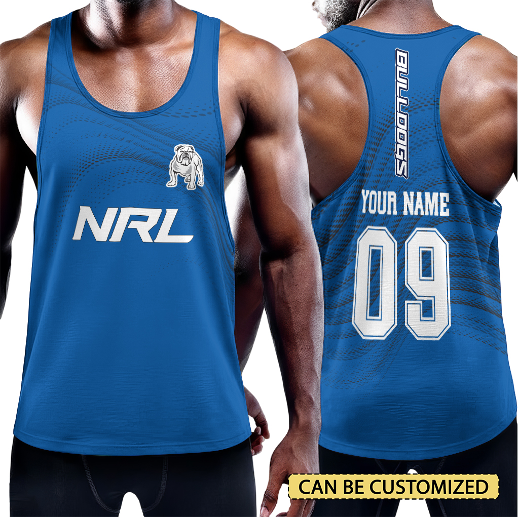 Auspiritmerch Canterbury-Bankstown Bulldogs Personalized Unisex Tank Top Gift For Fans
