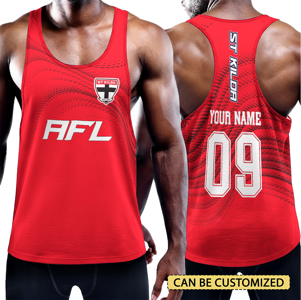 Auspiritmerch St Kilda Saints Personalized Unisex Tank Top Gift For Fans
