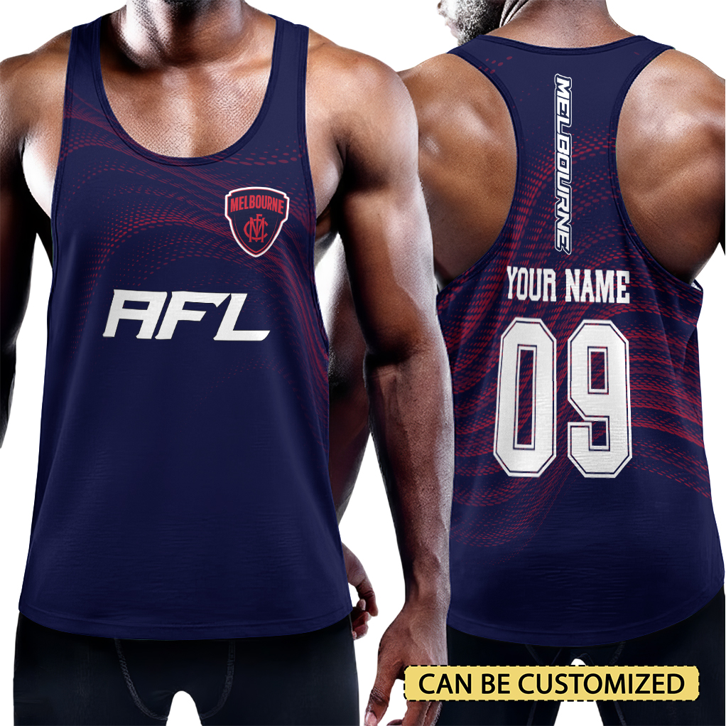 Auspiritmerch Melbourne Demons Personalized Unisex Tank Top Gift For Fans
