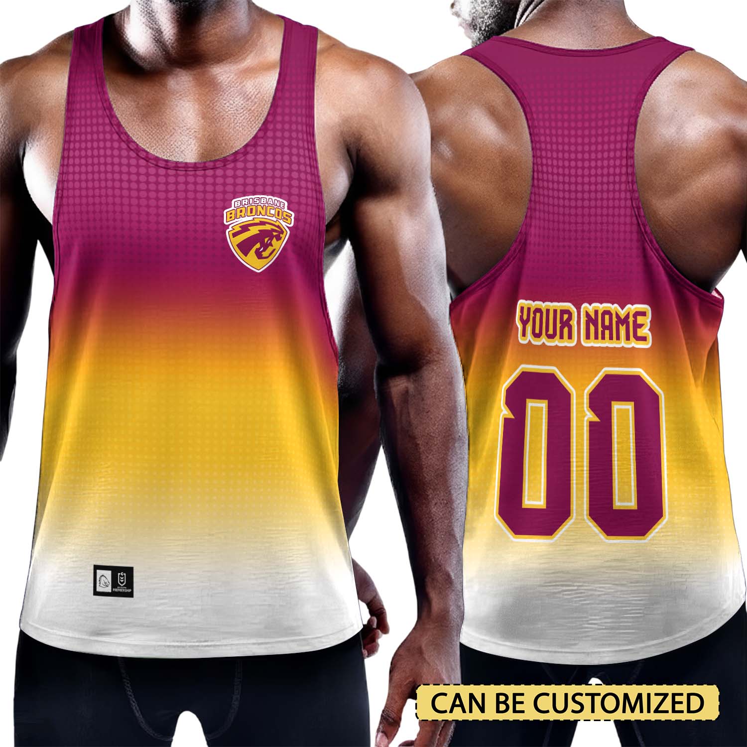 Auspiritmerch Brisbane Broncos Personalized Unisex Tank Top Gift For Fans