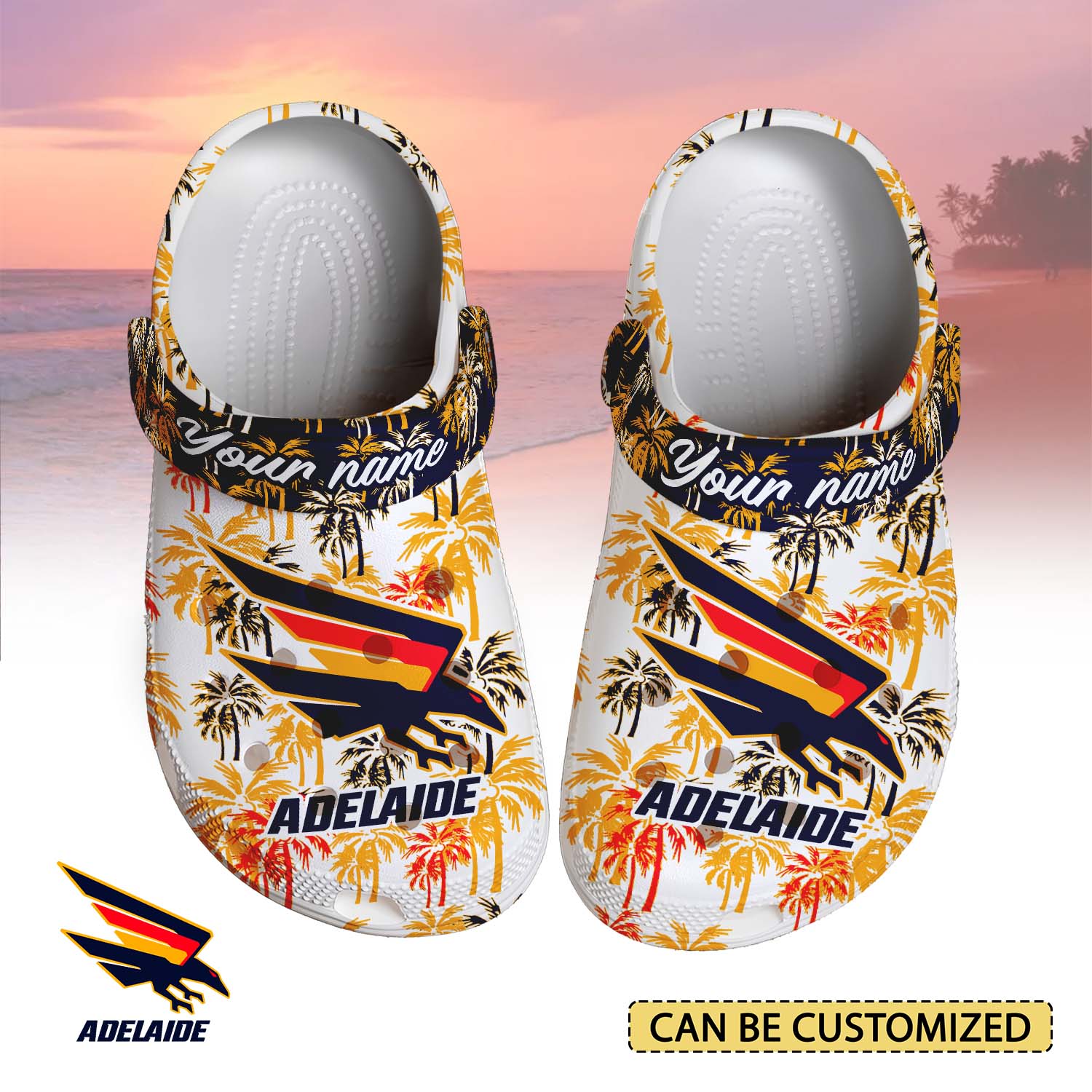 Auspiritmerch Adelaide Crows Crocs Crocband Clogs Shoes Comfortable For Men Women and Kids