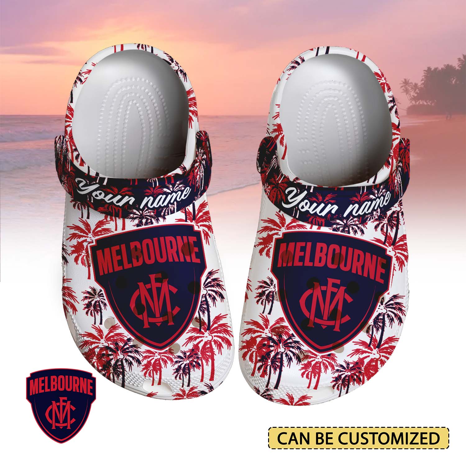 Auspiritmerch Melbourne Demons Crocs Crocband Clogs Shoes Comfortable For Men Women and Kids