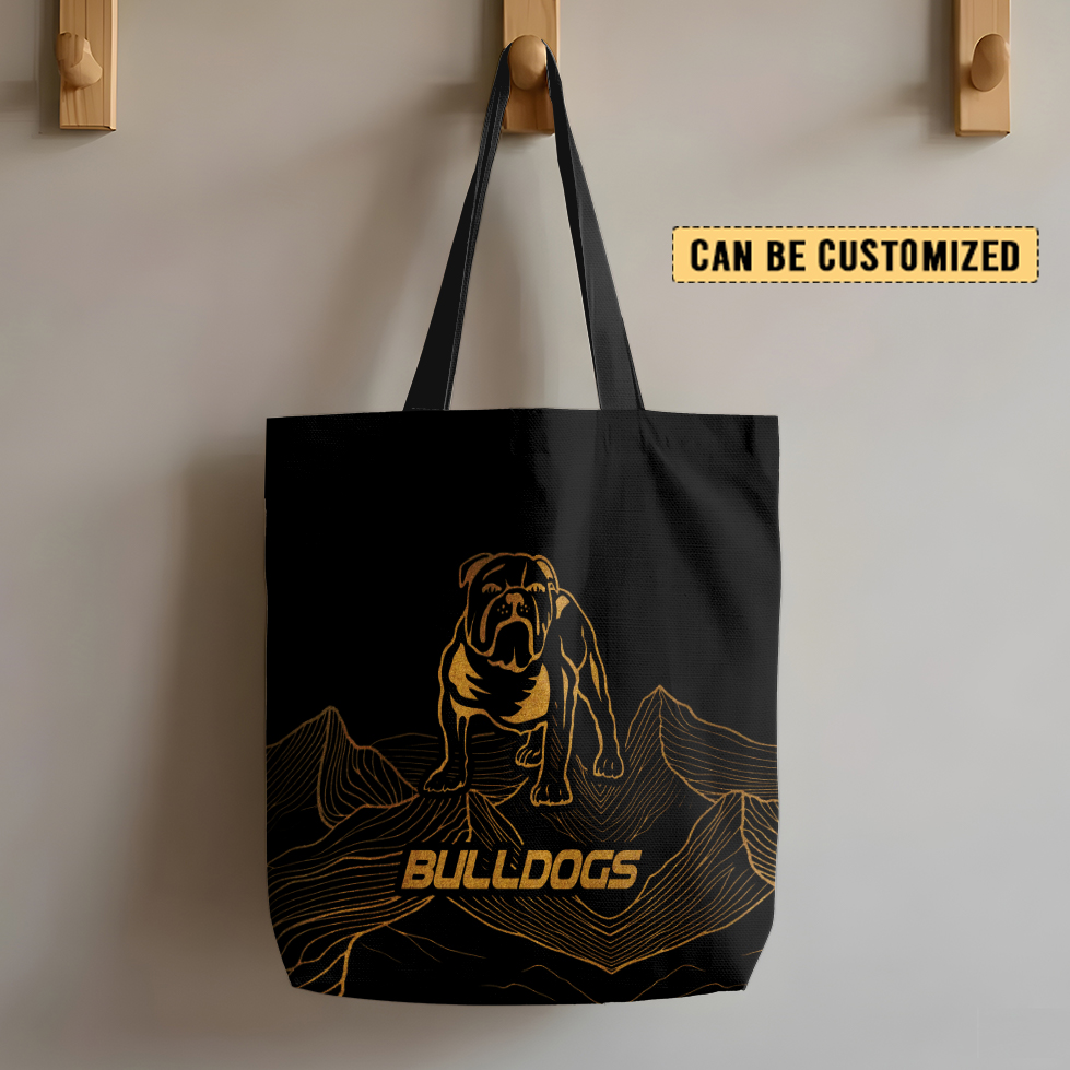 Auspiritmerch Canterbury-Bankstown Bulldogs Personalized Tote Bags Gift For Fans