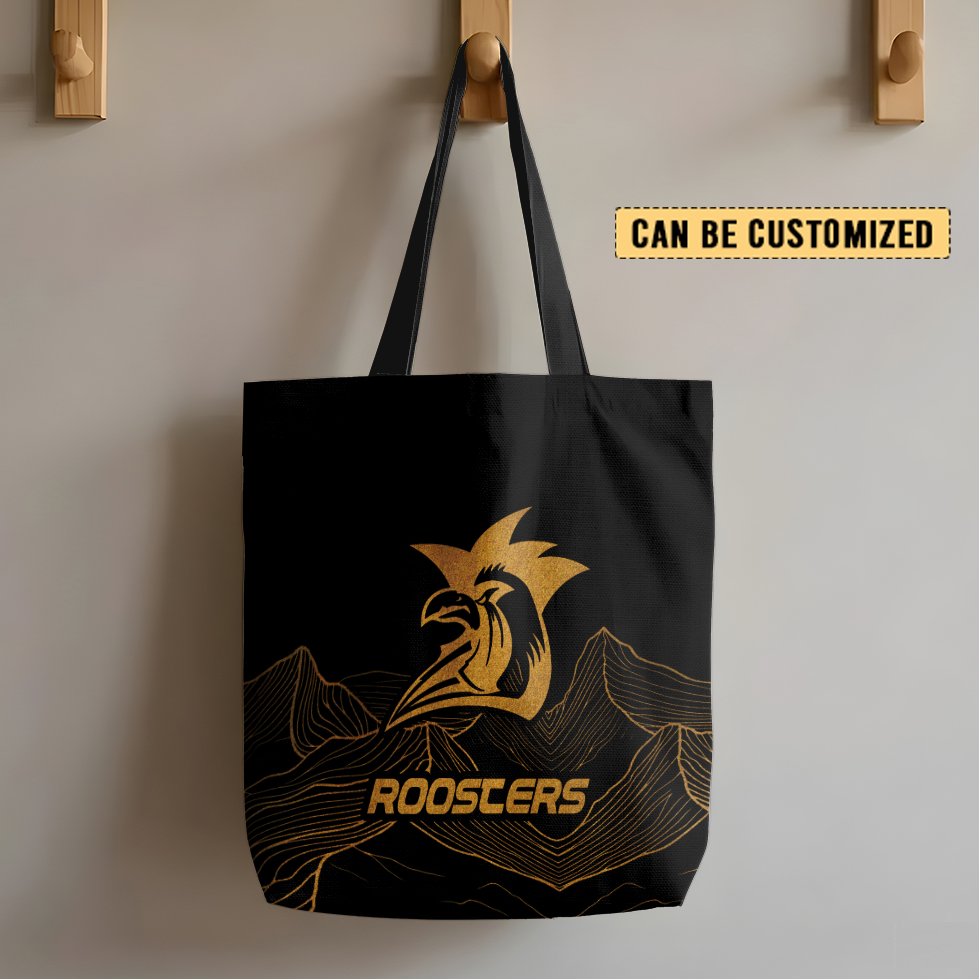 Auspiritmerch Sydney Roosters Personalized Tote Bags Gift For Fans