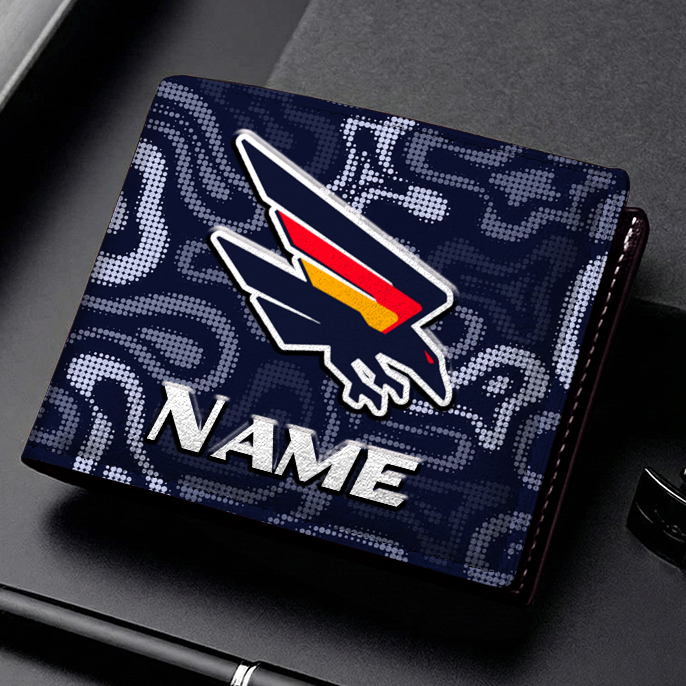 Auspiritmerch Adelaide Crows Personalized Leather Wallet Gift For Fans