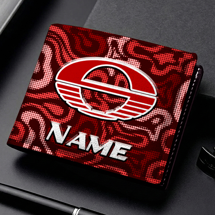 Auspiritmerch Gold Coast Suns Personalized Leather Wallet Gift For Fans