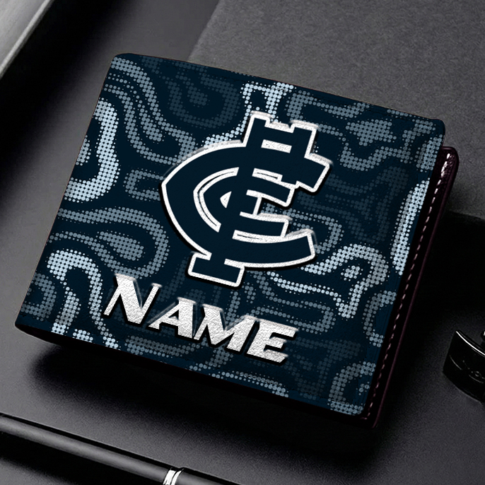 Auspiritmerch Carlton Blues Personalized Leather Wallet Gift For Fans