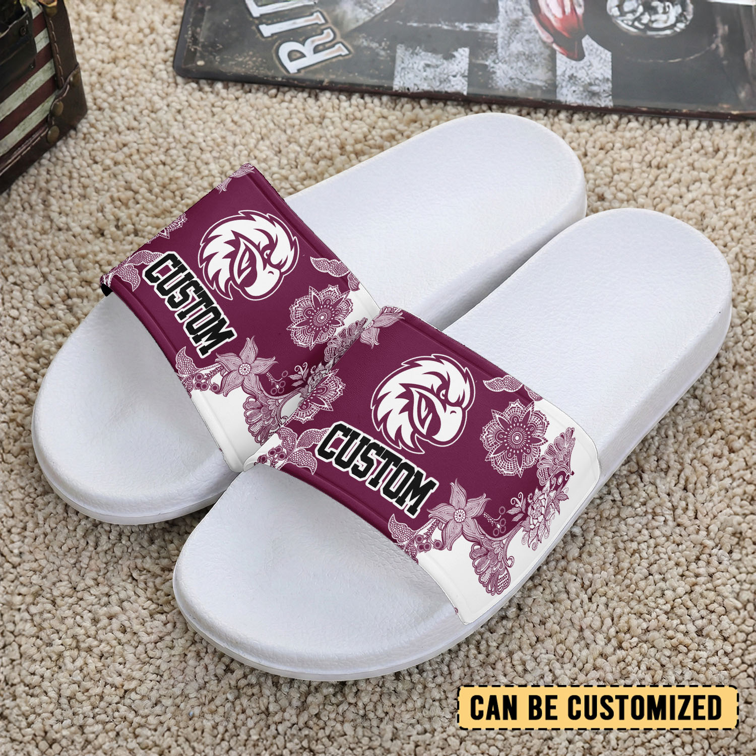 Auspiritmerch Manly Warringah Sea Eagles Personalized Sports Slippers Gift For Fans