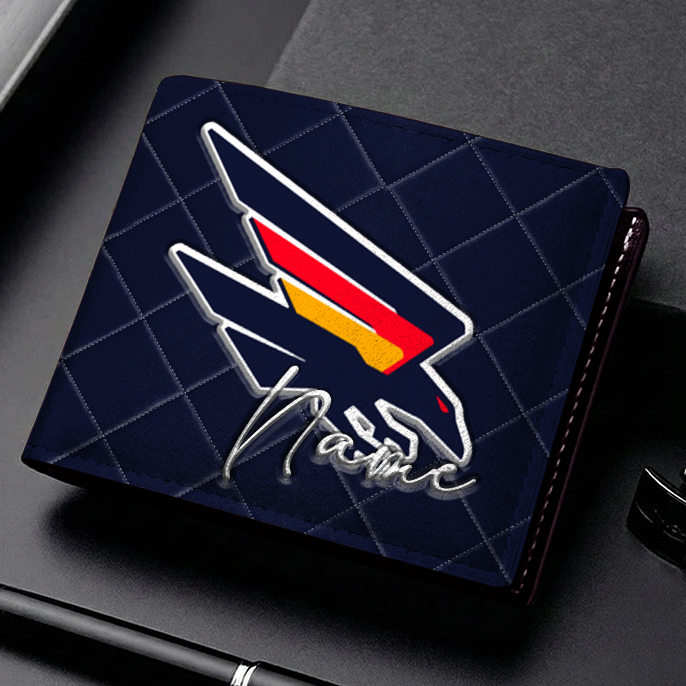 Auspiritmerch Adelaide Crows Personalized Leather Wallet Gift For Fans