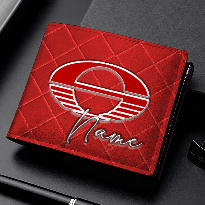 Auspiritmerch Gold Coast Suns Personalized Leather Wallet Gift For Fans