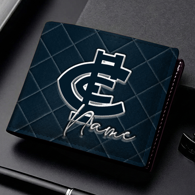 Auspiritmerch Carlton Blues Personalized Leather Wallet Gift For Fans