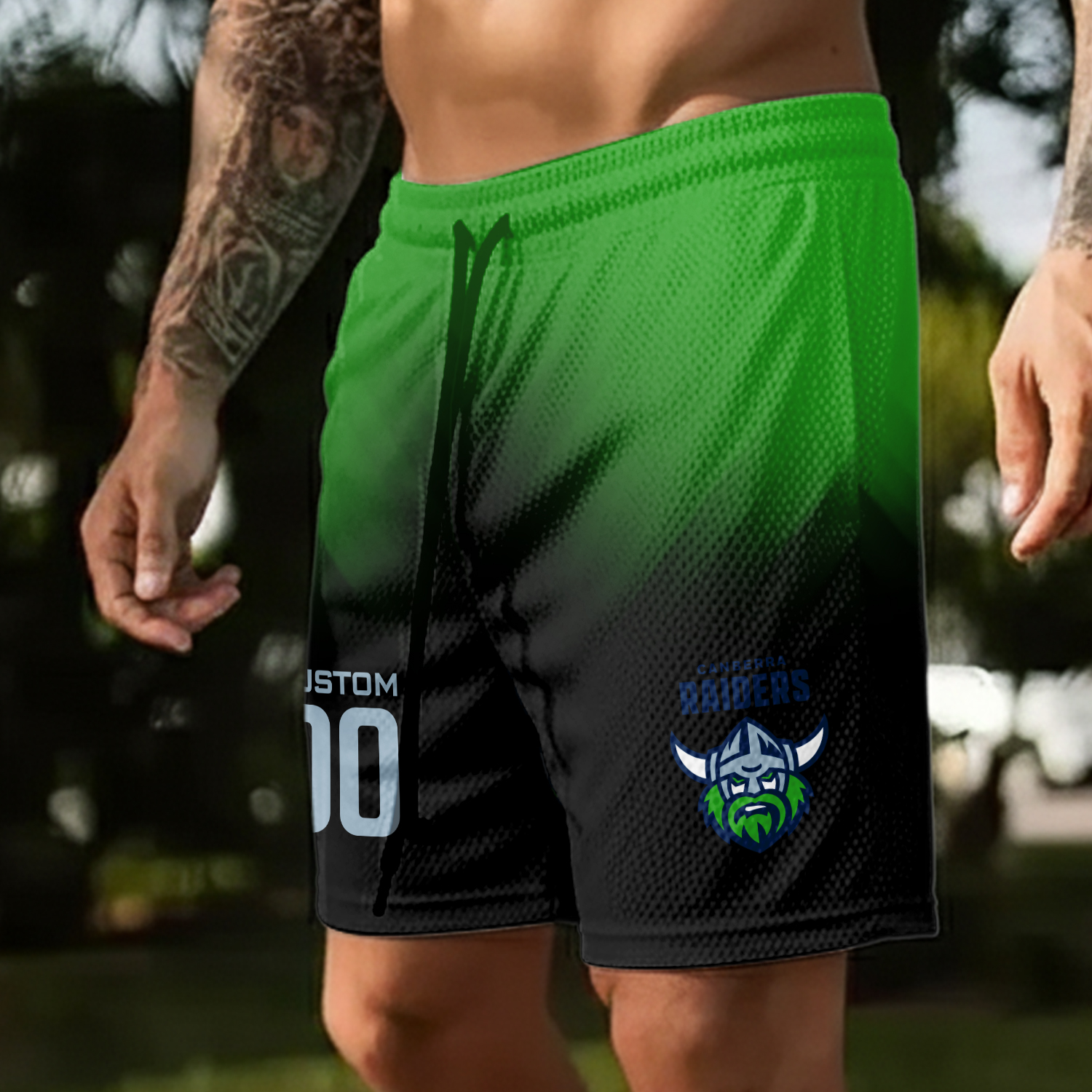 Auspiritmerch Canberra Raiders Personalized Short Pants Gift For Fans