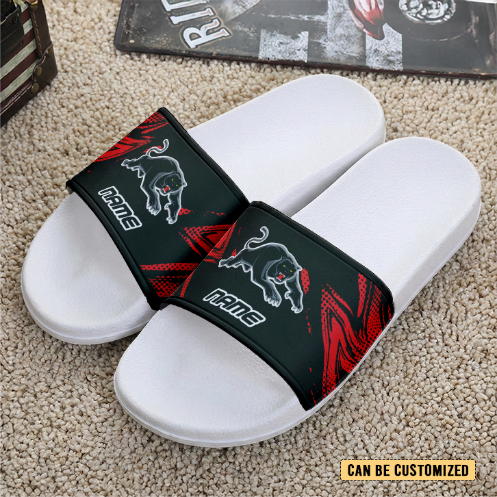 Auspiritmerch Penrith Panthers Personalized Sports Slippers Gift For Fans