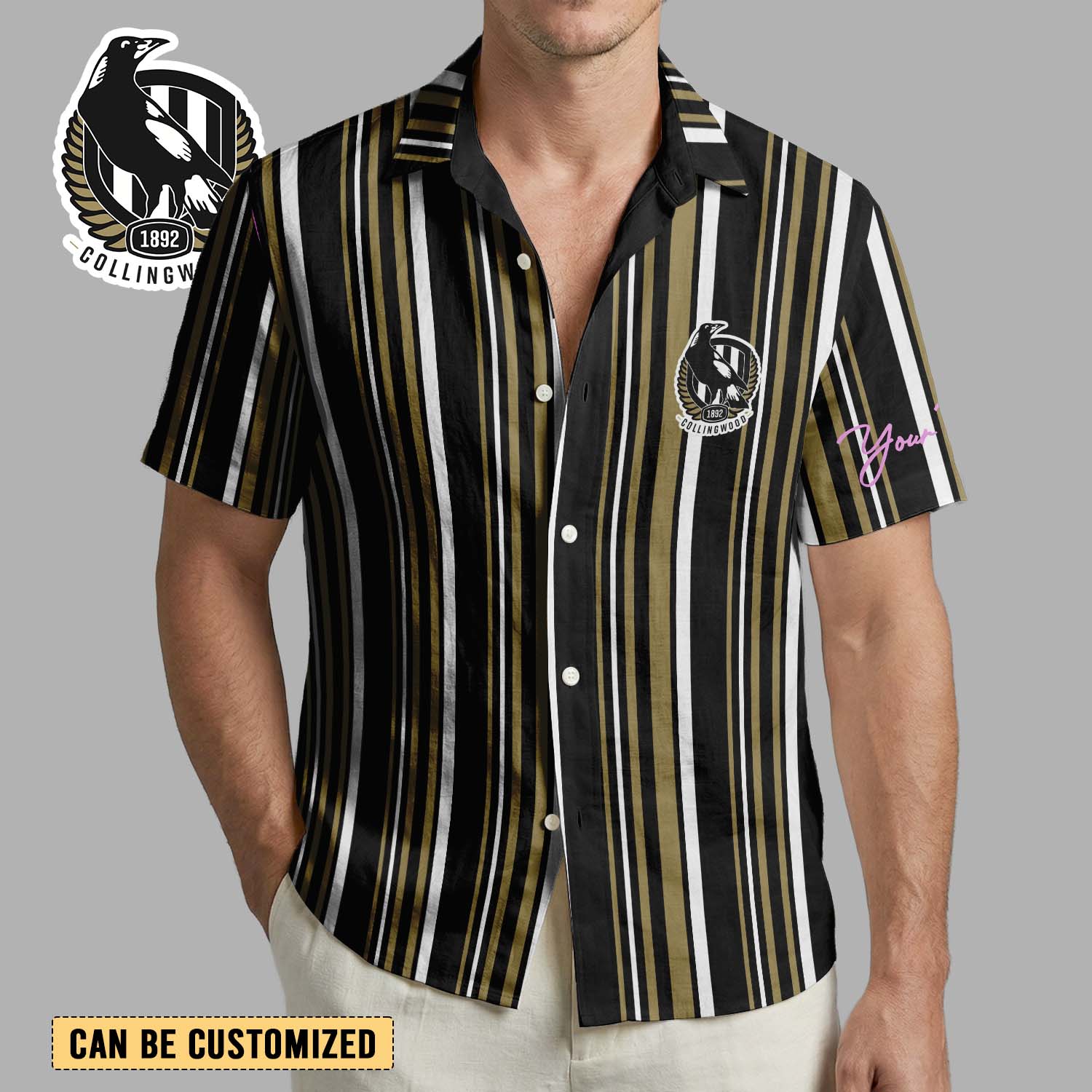 Auspiritmerch Collingwood Magpies Personalized Hawaiian Shirt Gift For Fans