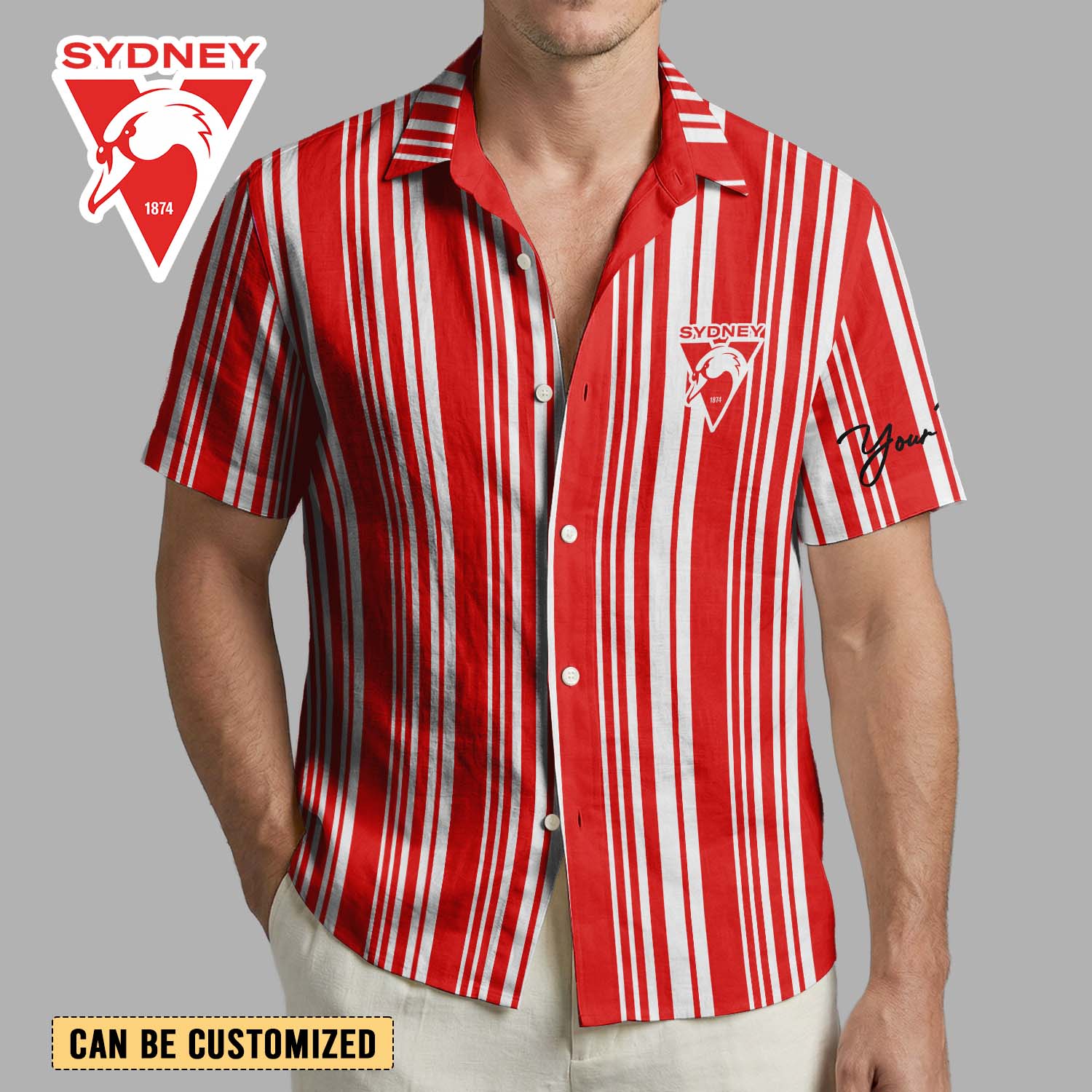 Auspiritmerch Sydney Swans Personalized Hawaiian Shirt Gift For Fans