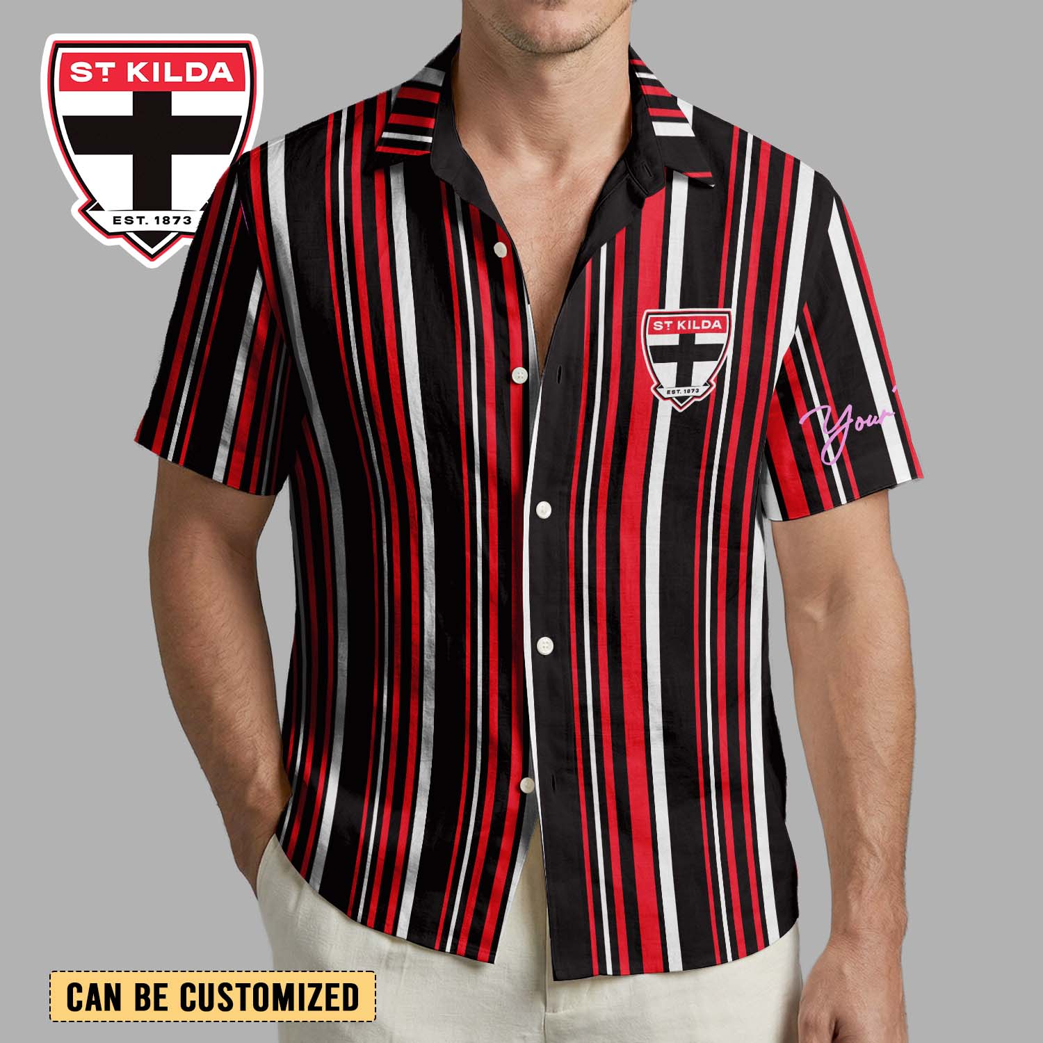 Auspiritmerch St Kilda Saints Personalized Hawaiian Shirt Gift For Fans