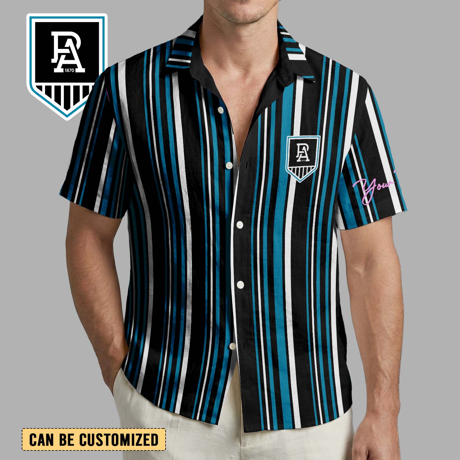 Auspiritmerch Port Adelaide Personalized Hawaiian Shirt Gift For Fans