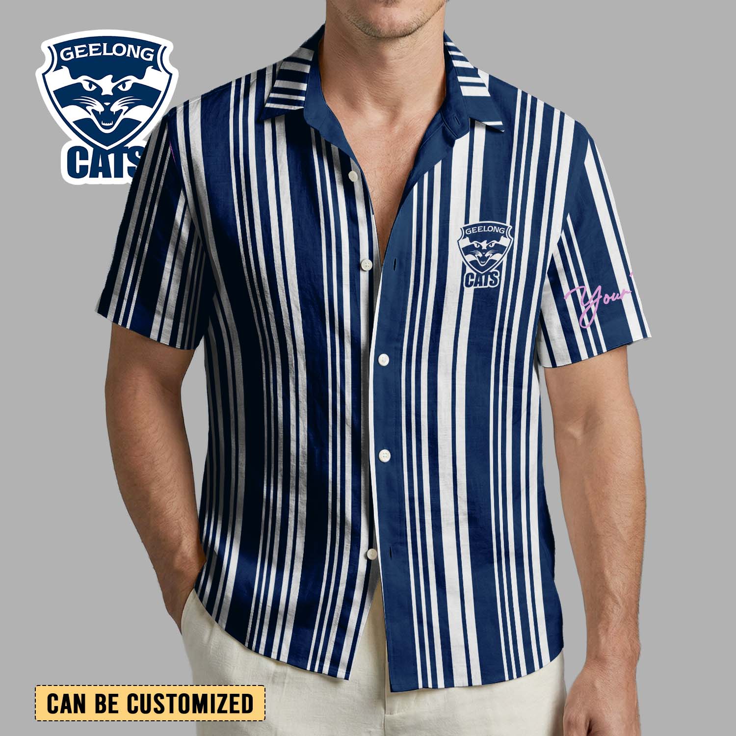 Auspiritmerch Geelong Cats Personalized Hawaiian Shirt Gift For Fans