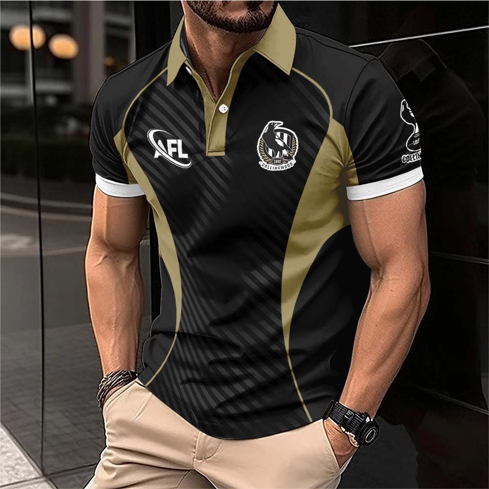 Auspiritmerch Collingwood Magpies Personalized Polo Shirt Gift For Fans