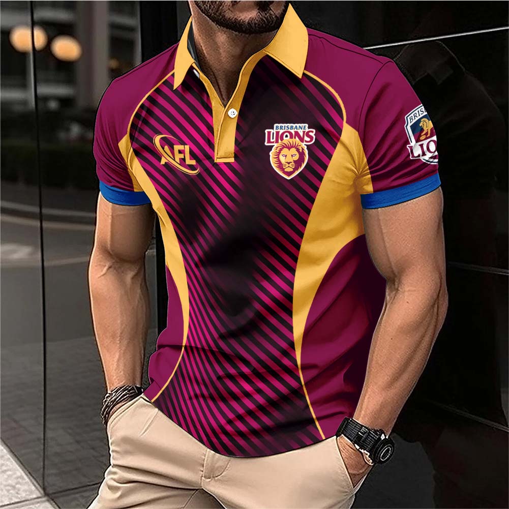 Auspiritmerch Brisbane Lions Personalized Polo Shirt Gift For Fans