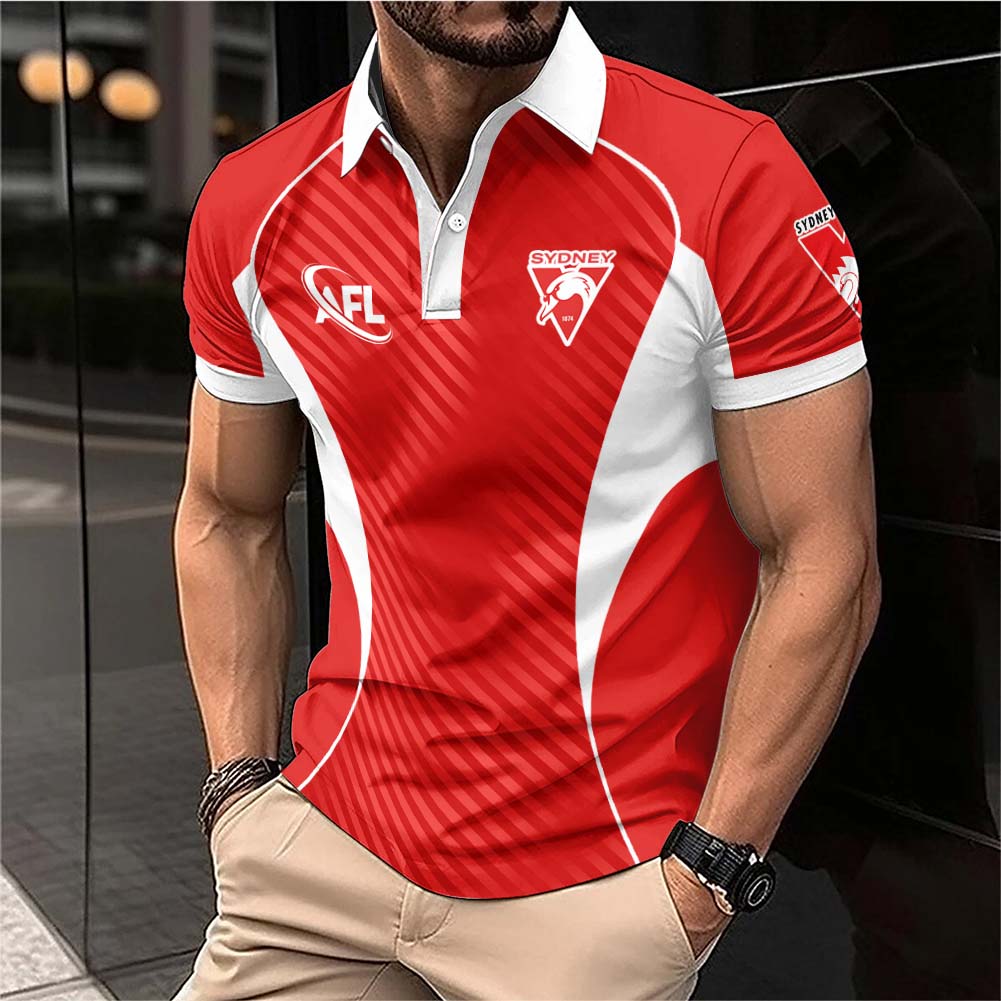 Auspiritmerch Sydney Swans Personalized Polo Shirt Gift For Fans