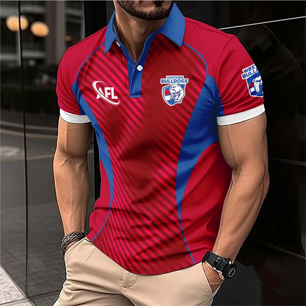 Auspiritmerch Western Bulldogs Personalized Polo Shirt Gift For Fans