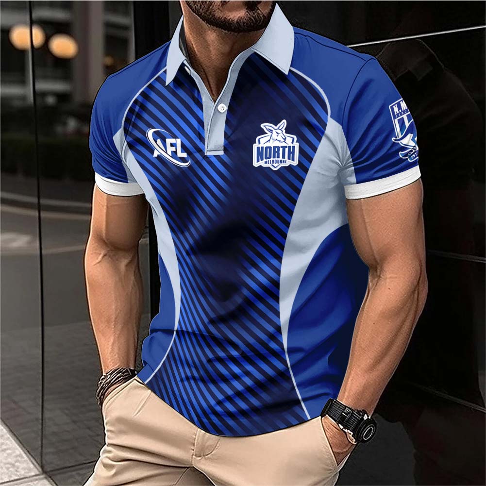 Auspiritmerch North Melbourne Personalized Polo Shirt Gift For Fans