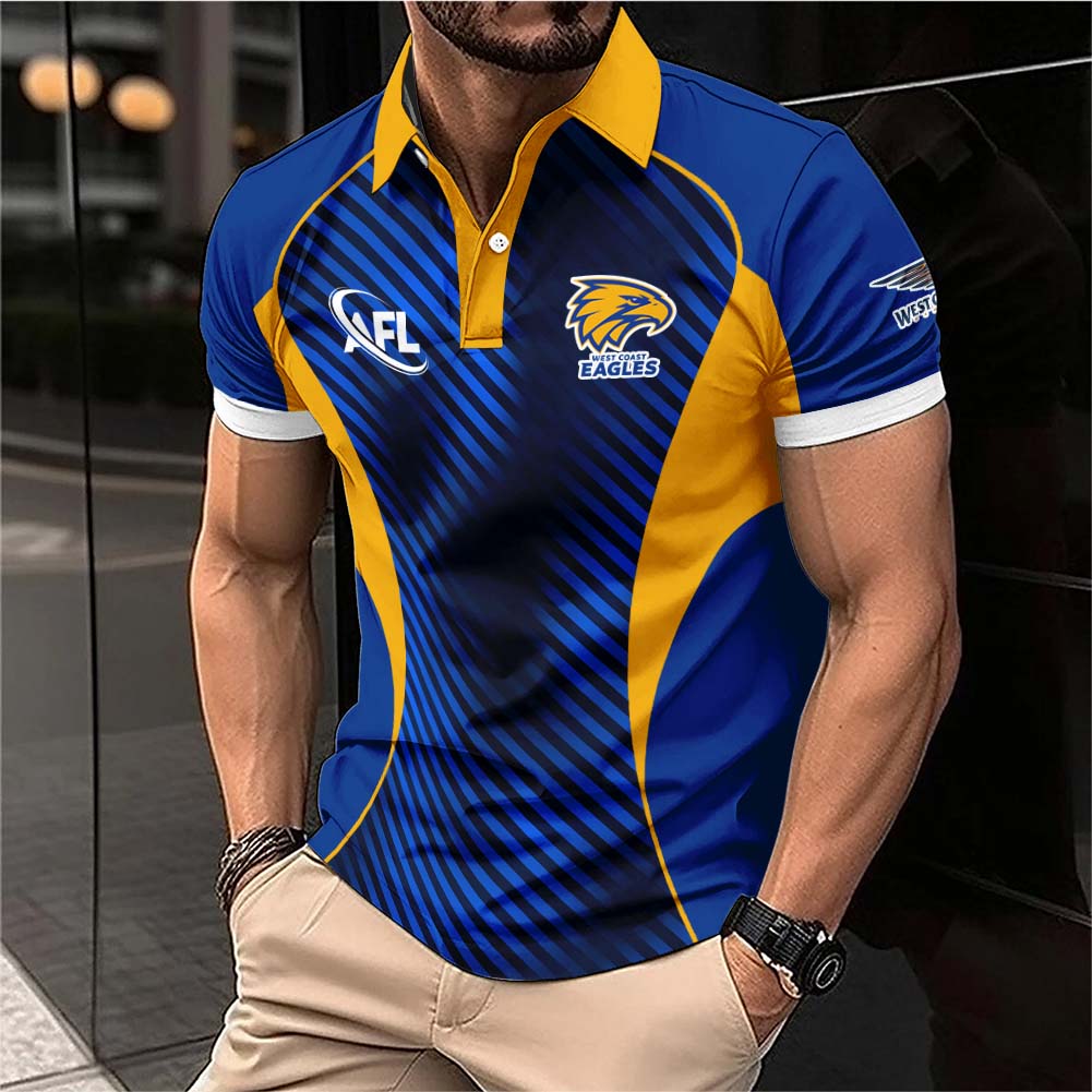 Auspiritmerch West Coast Eagles Personalized Polo Shirt Gift For Fans