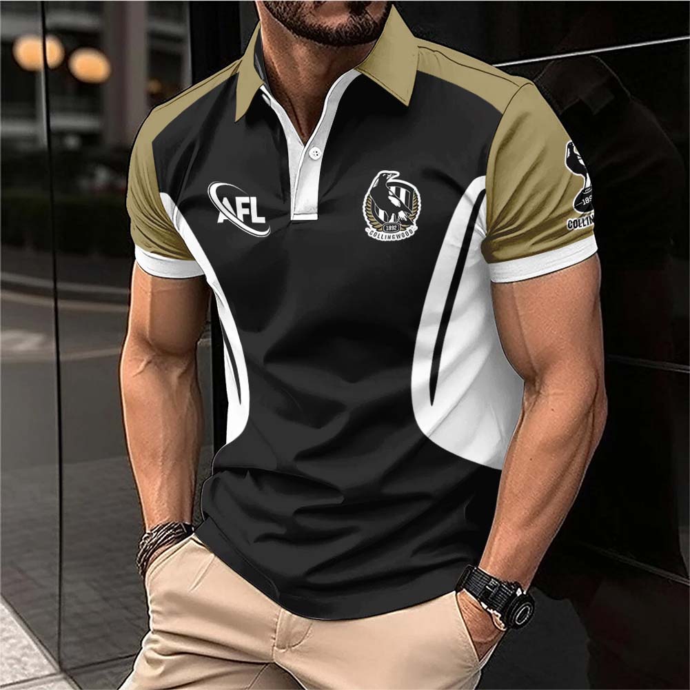Auspiritmerch Collingwood Magpies Personalized Polo Shirt Gift For Fans
