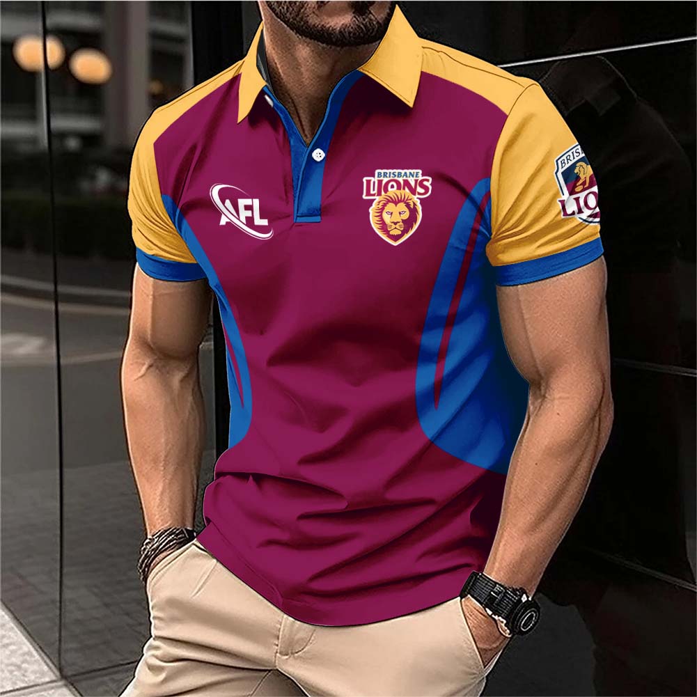 Auspiritmerch Brisbane Lions Personalized Polo Shirt Gift For Fans