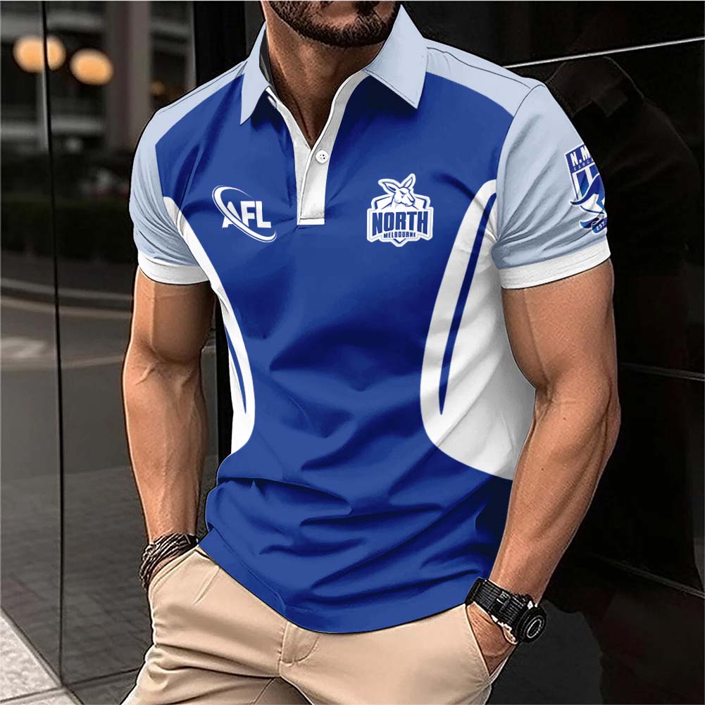 Auspiritmerch North Melbourne Personalized Polo Shirt Gift For Fans