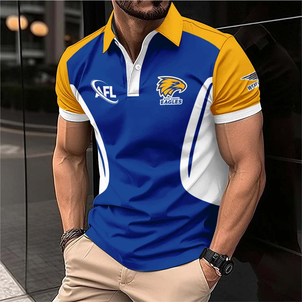 Auspiritmerch West Coast Eagles Personalized Polo Shirt Gift For Fans