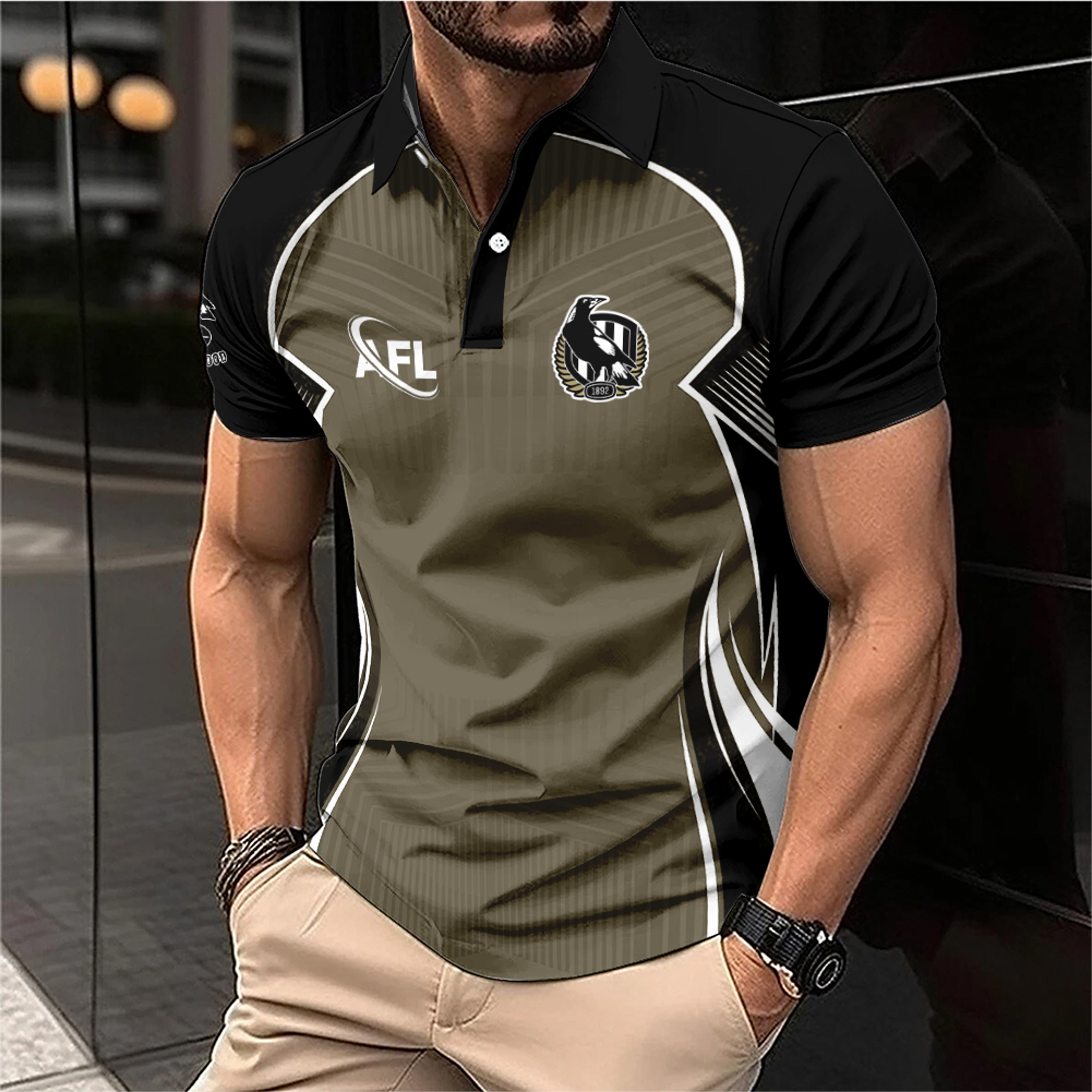 Auspiritmerch Collingwood Magpies Personalized Polo Shirt Gift For Fans