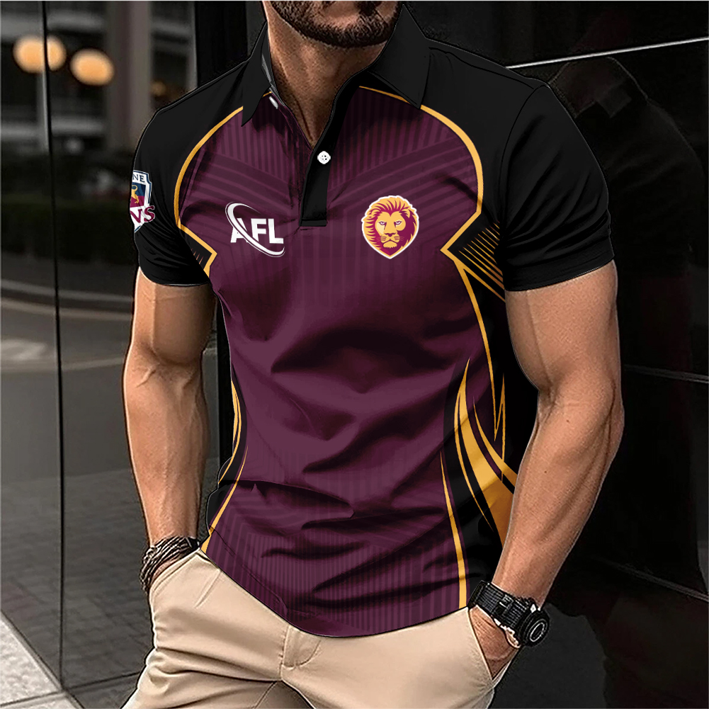 Auspiritmerch Brisbane Lions Personalized Polo Shirt Gift For Fans