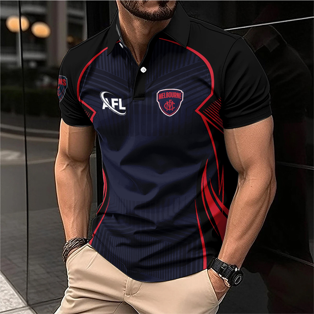 Auspiritmerch Melbourne Demons Personalized Polo Shirt Gift For Fans