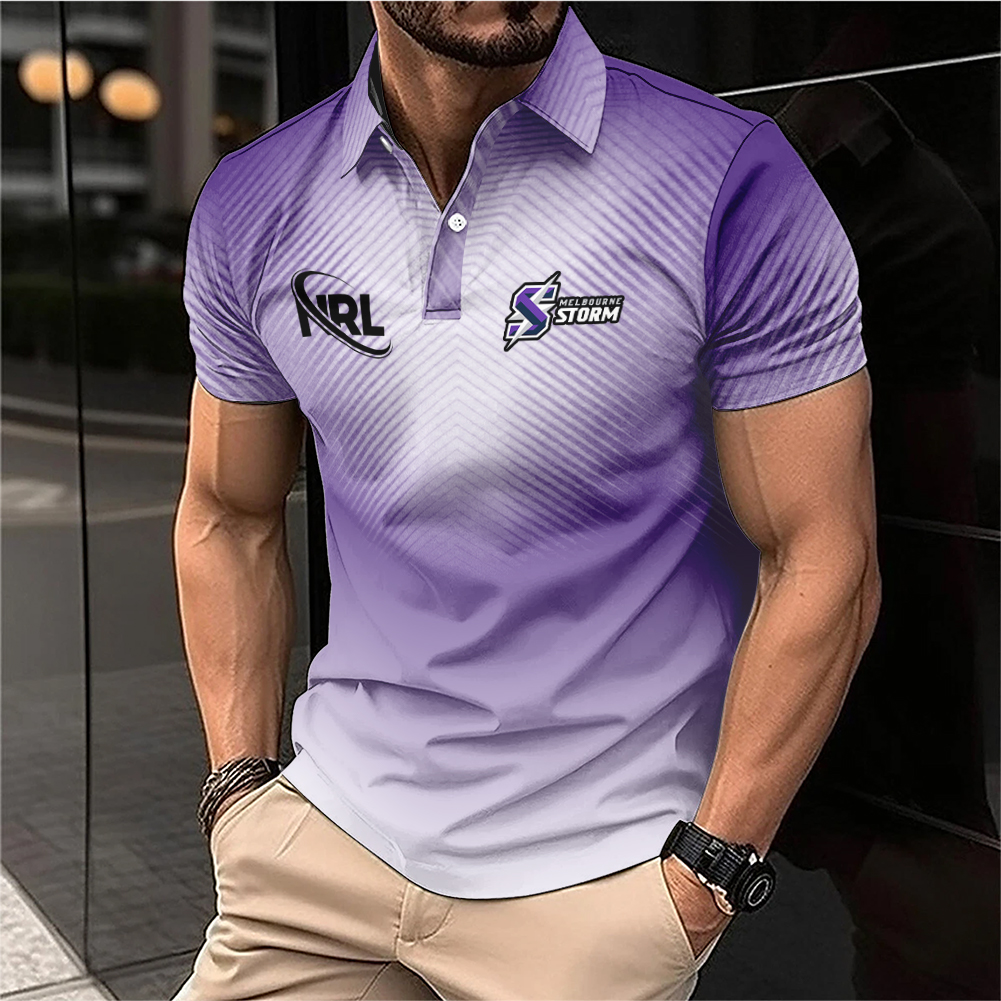 Auspiritmerch Melbourne Storm Personalized Polo Shirt Gift For Fans