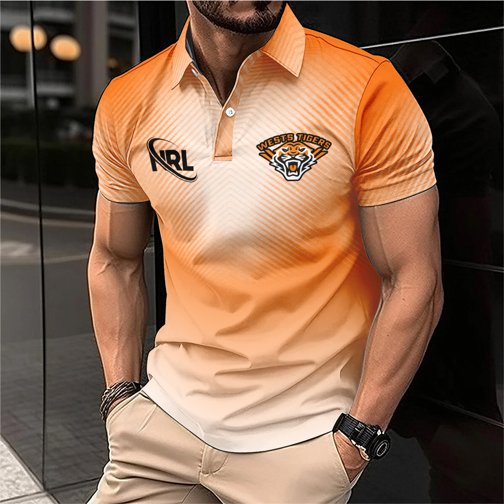 Auspiritmerch Wests Tigers Personalized Polo Shirt Gift For Fans