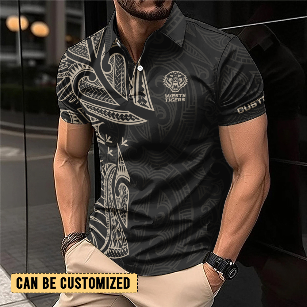 Auspiritmerch Wests Tigers Personalized Polo Shirt Gift For Fans